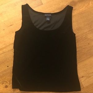 Ann Taylor Black Velvet dress tank top